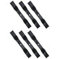 Qty 6: Right Hand Mulcher Blade Fits Walker Replaces 5705-3