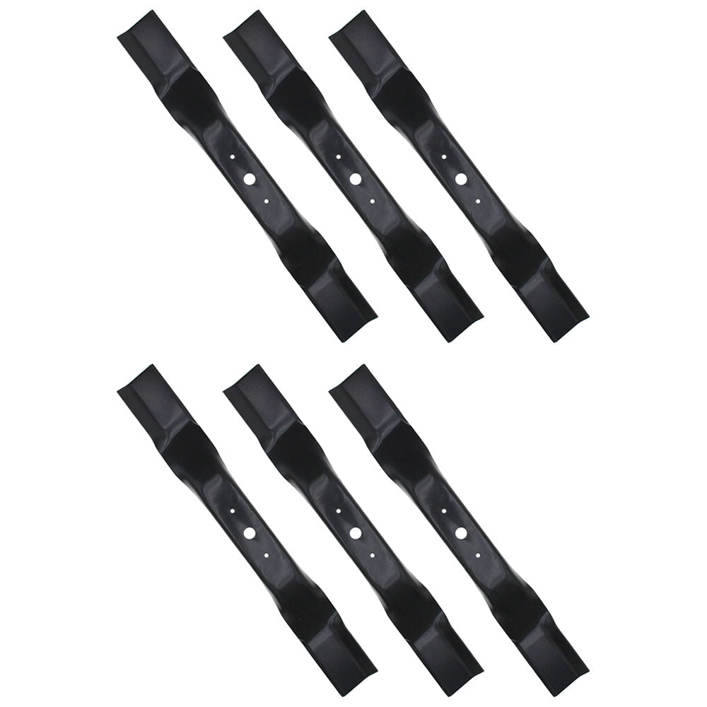 Six (6) Replacement Right Hand Mulcher Blade Fits Walker 42" & 54"
