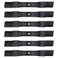 Six (6) Replacement Right Hand Mulcher Blade Fits Walker 42" & 54"