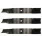 3-Pack Blades Fits Cub Cadet 01005338 for 60" Deck Tank Commercial