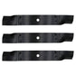 3 Blades Fits Cub Cadet Mower 60" Cut 742-04415, 942-04415 MTD Pro Z Lesco