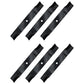 (6) Zero Turn Mower Z Force & Tank 60'' Deck Blades Fits Cub Cadet 350-098