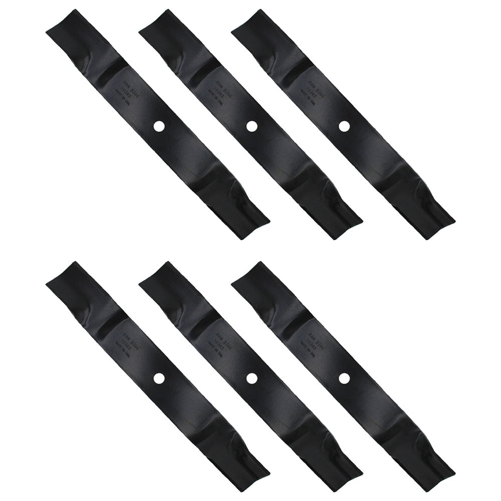 (6) Zero Turn Mower Z Force & Tank 60'' Deck Blades Fits Cub Cadet 350-098