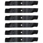 (6) Zero Turn Mower Z Force & Tank 60'' Deck Blades Fits Cub Cadet 350-098