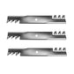 Qty 3: Mulching Blades Fits Dixon Replaces 12421
