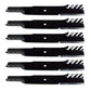 6PK High Lift Mulching Blades Fits Toro Fits Exmark 60" 20 1/2" x 5/8"
