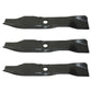 Set of (3) Mower Blades Fits Cub Cadet 46" Deck Series 1500 1529 759-04020