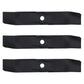 (3) Replacement Mower Blades - 14-7/8" X 3/4" Fits Cub Cadet Models 742-04016