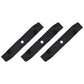 (3) Replacement Mower Blades - 14-7/8" X 3/4" Fits Cub Cadet Models 742-04016