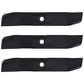 Set of (3) Mower Blades Fits Cub Cadet 46" Deck Series 1500 1529 759-04020
