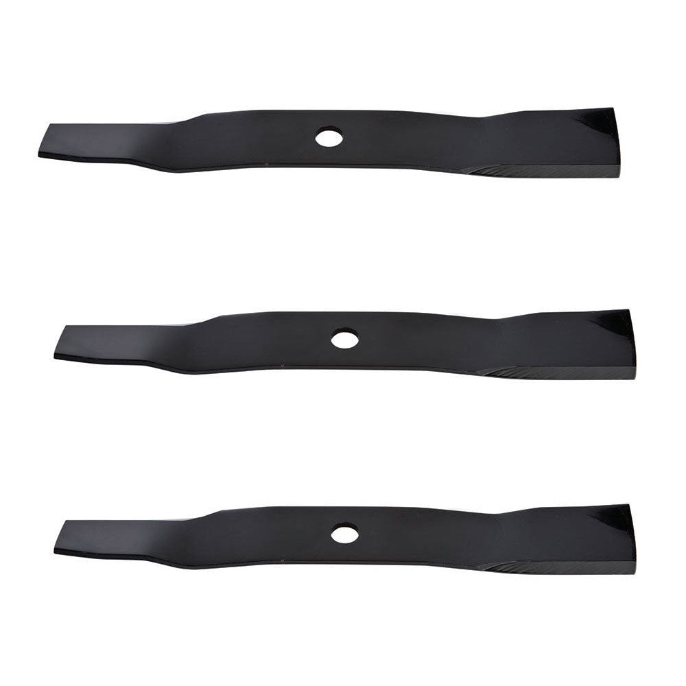 Set of 3 heavy duty 54" mower blades Fits John Deere M144652