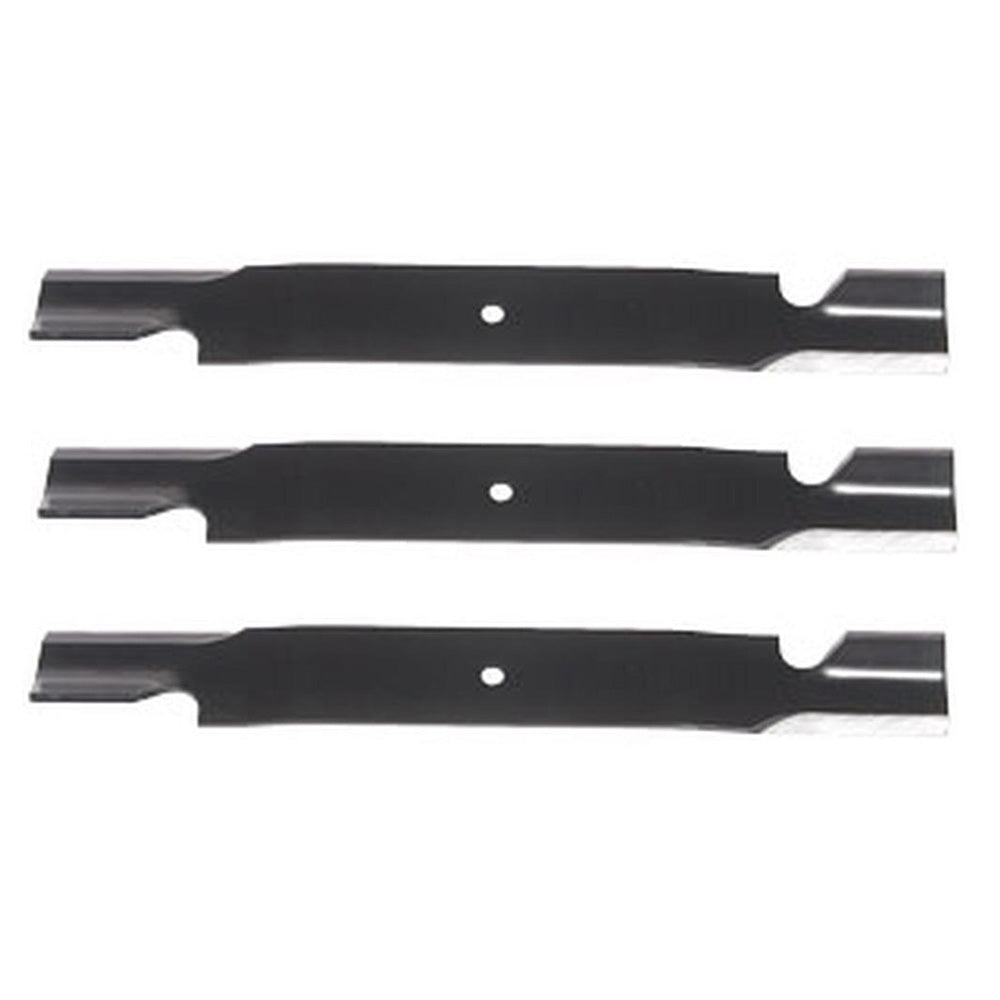 (3) 21" x 1/2" Notched Lift Blades 320243 Fits Grasshopper Duramax 3461 9861