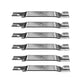 (6) 21" x 1/2" Notched Lift Blades 320243 Fits Grasshopper Duramax 3461 9861