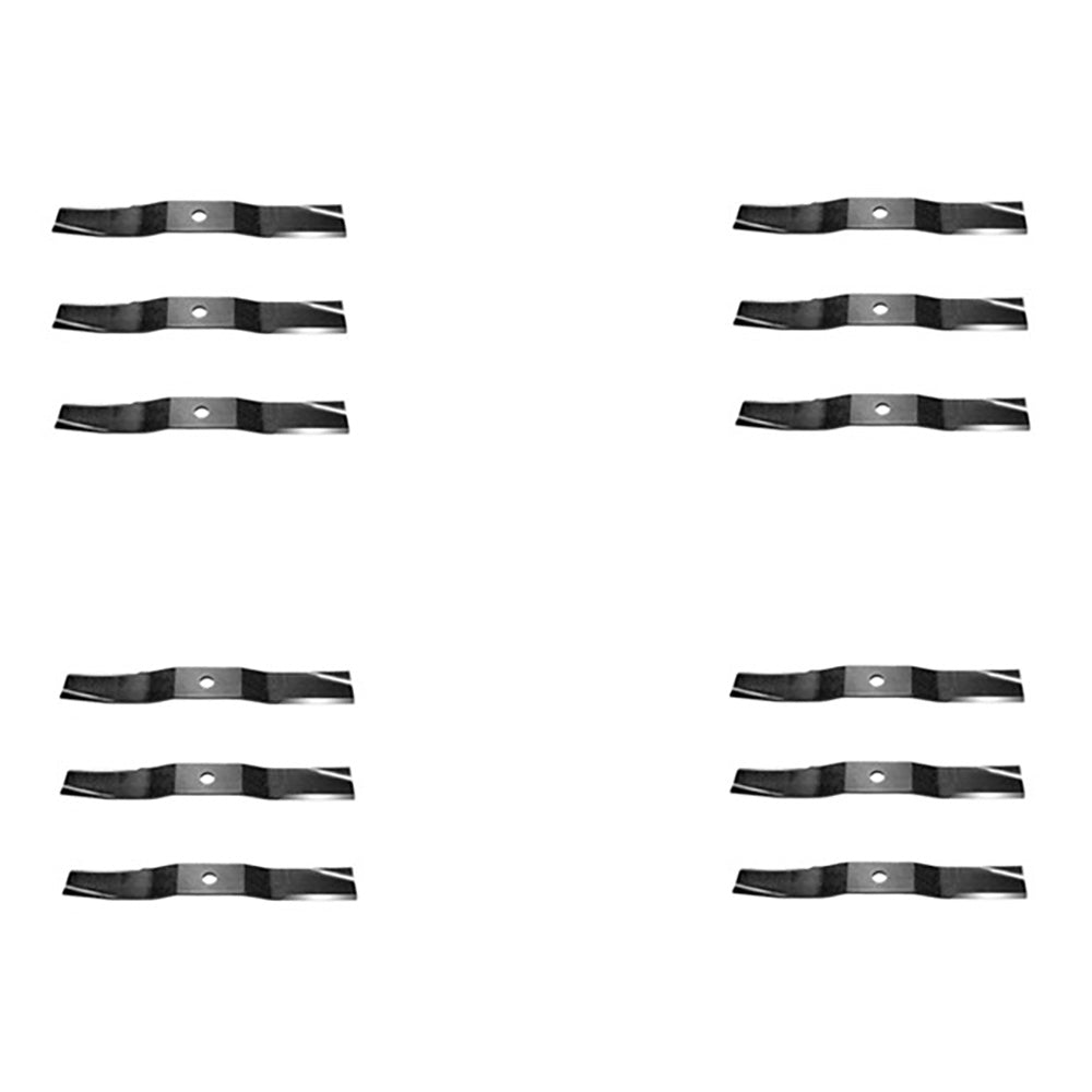 K5351-34342 Twelve Medium Lift Blades Fits Kubota RCK54-22BX Mid Mount Decks 54"