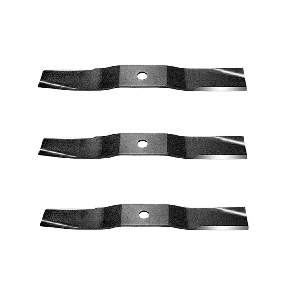 Set of 3 New Medium-Lift Blades Fits Kubota 54" Lawn Mower RCK54 Decks TG1860