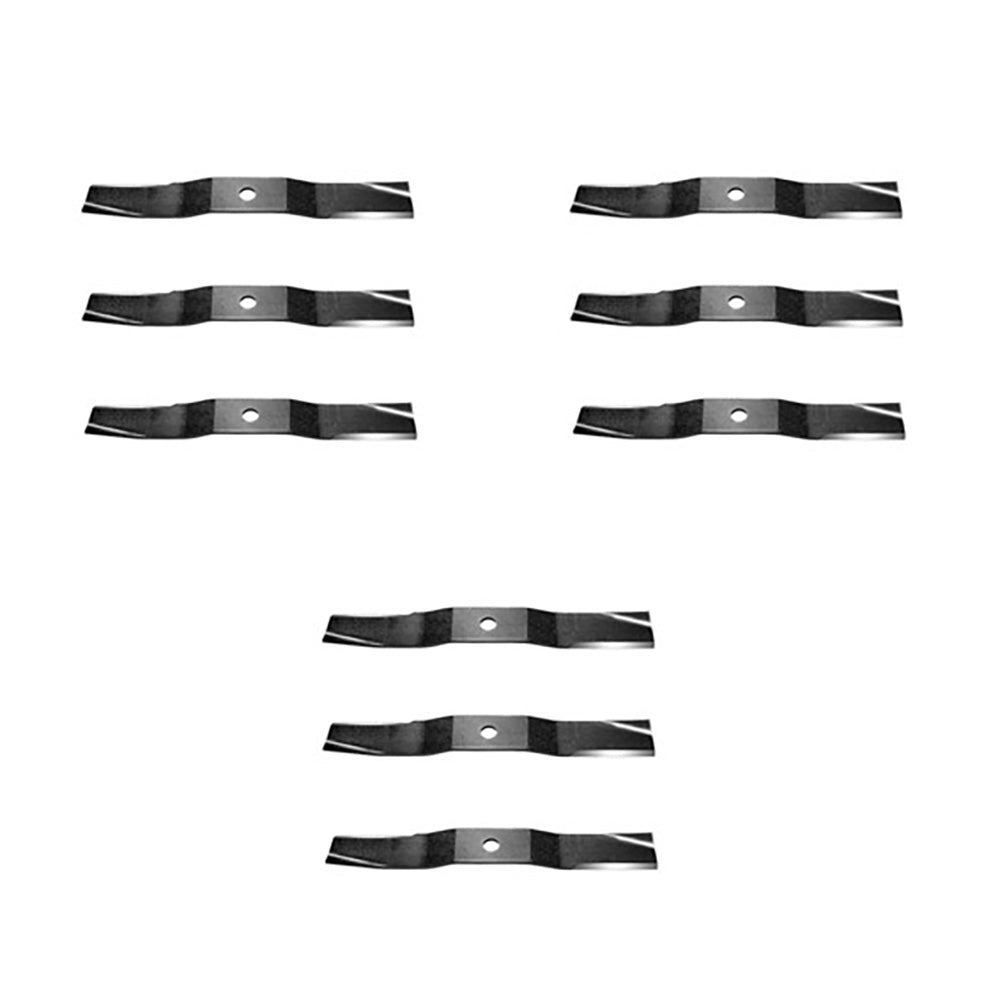 K5351-34342 Nine Medium Lift Blades Fits Kubota RCK54-22BX Mid Mount Mower Decks