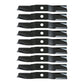 Qty 9: Medium-Lift Blade Fits Kubota Replaces B1KU1037