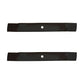 Two 42 Cut" Mulching Blades Fits John Deere Scotts M139802 Sabre Riding Mowers