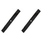 Two 42 Cut" Mulching Blades Fits John Deere Scotts M139802 Sabre Riding Mowers