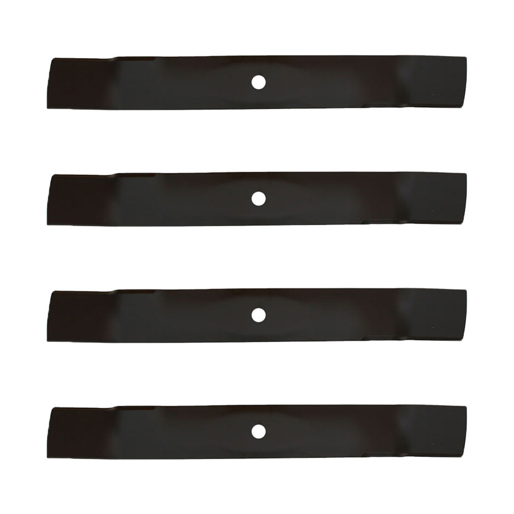 M127129 Four (4) Mulching Mower Blade Fits John Deere LT160 Series 42" C deck