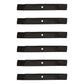 Qty 6: Mulching Mower Blade
 Fits John Deere Replaces M127129