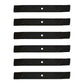Qty 6: Mulching Mower Blade
 Fits John Deere Replaces M127129