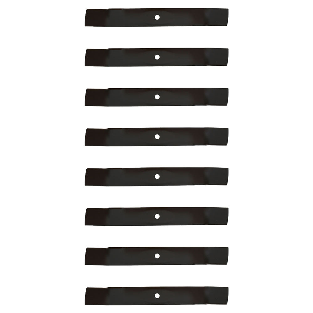 M139802 Eight (8) Mower Blade Fits John Deere 1742GS 1742HS Sabre Lawn Tractors