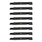 Qty 8: Mulching Mower Blade Fits John Deere Replaces M127129
