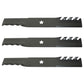 Qty 3: Toothed Mulching Blade  Fits AYP Replaces 187254