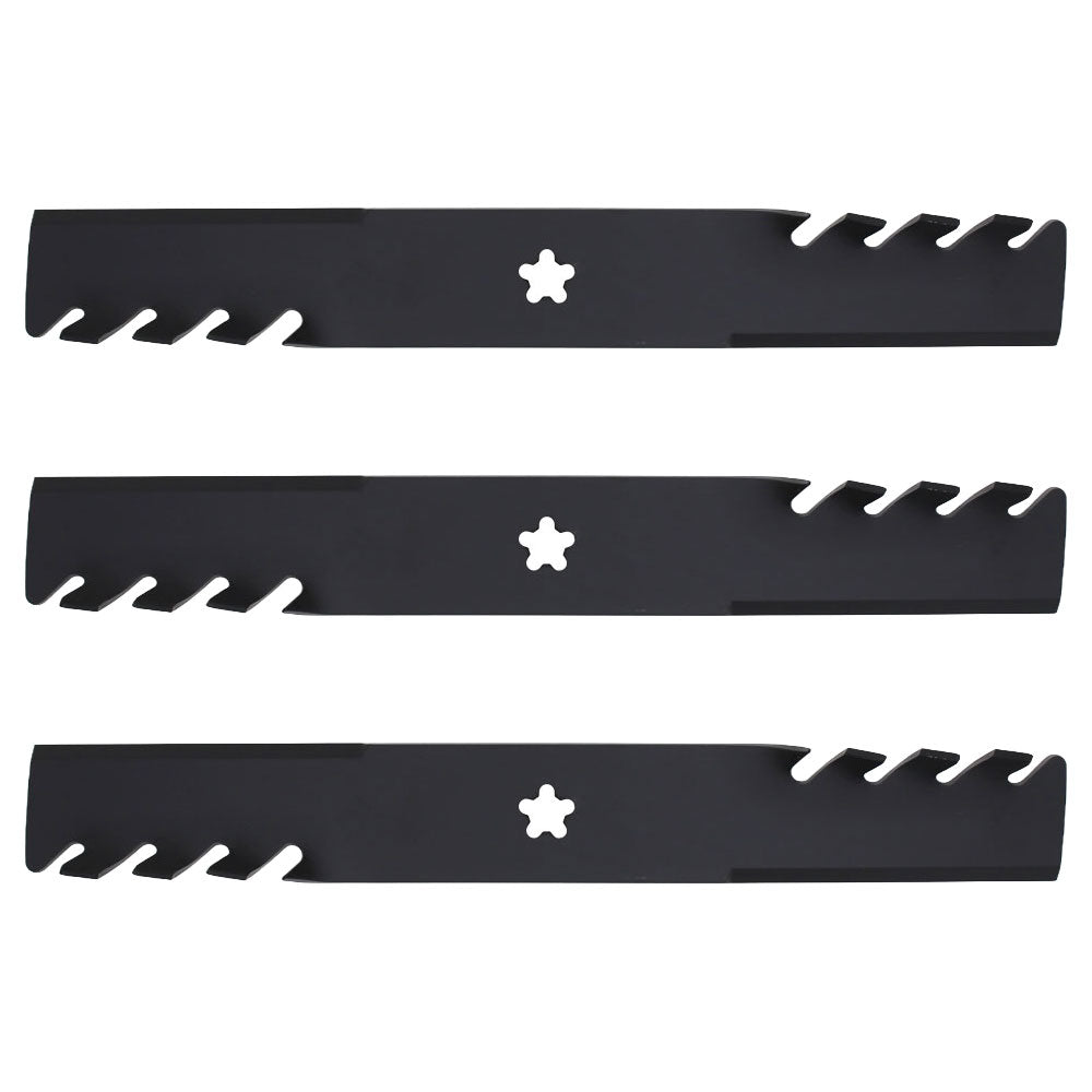 Qty 3: Toothed Mulching Blade  Fits Ariens Replaces 21546235