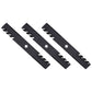(3) Mulch Mower Blades Fits Craftsman Riding Mower 54" Deck 187254 187255 187256