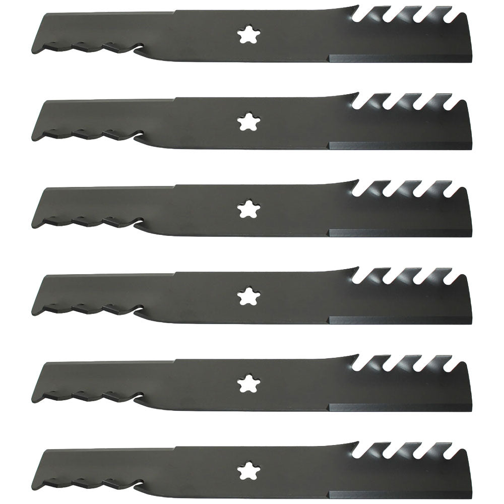 Qty 6: Toothed Mulching Blade  Fits CRAFTSMAN Replaces 917187254