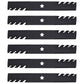 Qty 6: Toothed Mulching Blade  Fits AYP Replaces 187254