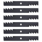 (6) Mulch Mower Blades Fits Craftsman Riding Mower 54" Deck 187254 187255 187256
