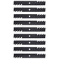 (9) Toothed Mower Blades Fits Husqvarna Riding Mowers 54" Deck 187255 187254