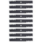 (9) Mulch Mower Blades Fits Craftsman Riding Mower 54" Deck 187254 187255 187256