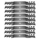 Qty 9: Toothed Mulching Blade Fits Toro Replaces 110-6837-03