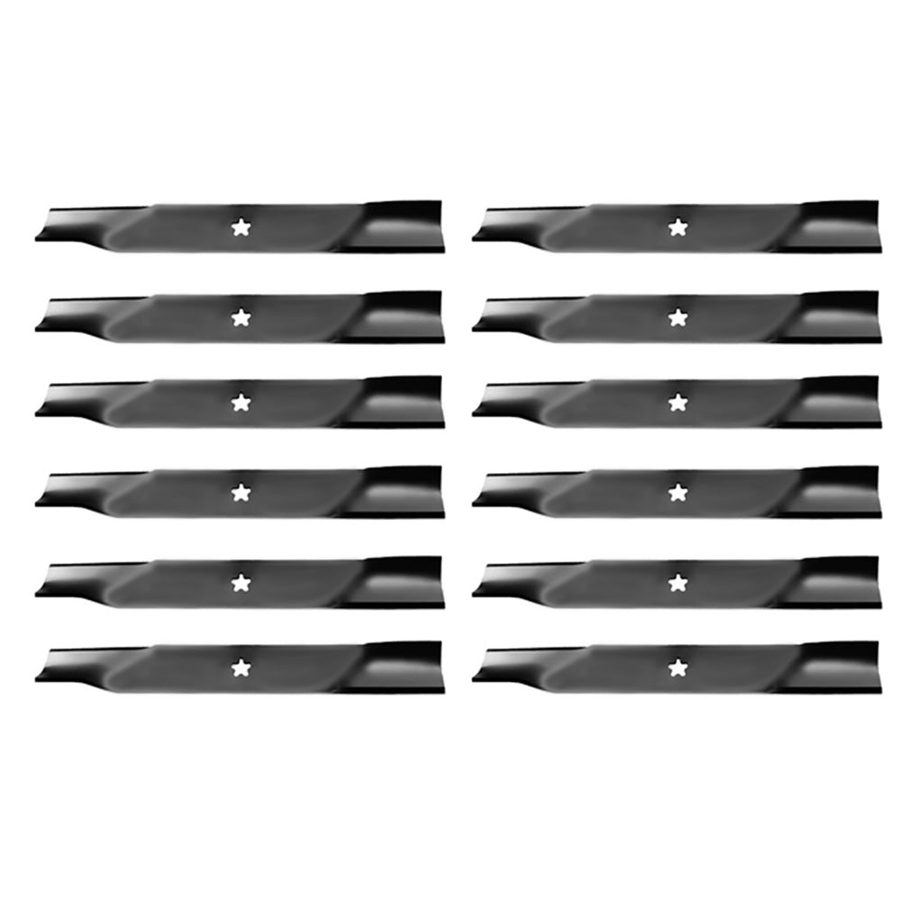 Qty 12: Hi Lift Mower Blades Fits Husqvarna Replaces 510417901