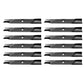 Qty 12: Hi Lift Mower Blades Fits Red Max Replaces 510417901