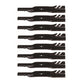 Qty 8: Toothed Blade Fits Exmark Replaces 116-6358