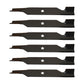 (6) Hi Lift Bagging Mower Blades Fits Craftsman Riding Mower 54" Deck 187256