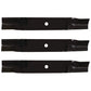 (3) Lawn Mower Blades Fits Cub Cadet 01004719 01004719-0637 01001805 Z-FORCE 60"