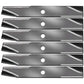 Qty 6: High-Lift Blade Fits Dixon Replaces 13919