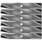 (6) 13948/9444 Fits Hi-Lift Mower Blades For Dixon 50" Deck