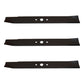 3 Heavy Duty Mower Blades Fits Sears Fits Craftsman Fits Husqvarna 50" Fits AYP