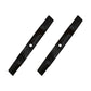 2 Repl Blades Fits John Deere M148613 M139976-LX255 LX266 LX277 LX279 42"