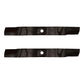 42"  10074 Lawnmower Blade Set 2 Fits John Deere M139976 M148613 13/16" CH