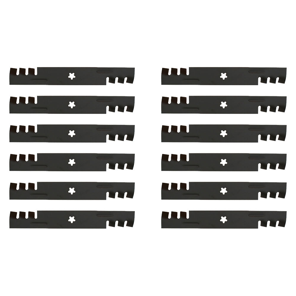 Qty. 12: Mulching Blades
 Fits Husqvarna Replaces 574870801