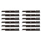 12PK Fits Oregon 95-077 Blades for 52" Fits Husqvarna 574870801 575240701