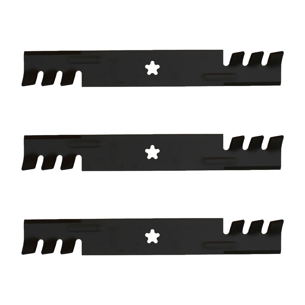 (3) Mulching Blades Fits Husqvarna 52" GT Mowers 574870801 575240701